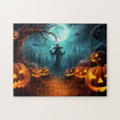 Spooky Halloween Puzzle Legpuzzel (Horizontaal)