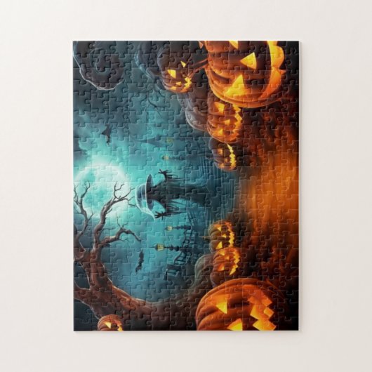 Spooky Halloween Puzzle Legpuzzel (Verticaal)