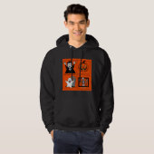 Spooky Halloween Quartet Hoodie (Voorkant volledig)