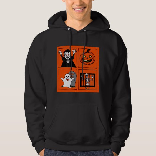 Spooky Halloween Quartet Hoodie (Voorkant)