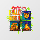 Spooky Halloween Raamsticker (Vel)