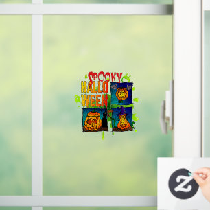 Spooky Halloween Raamsticker