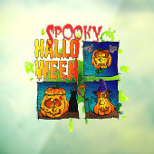 Spooky Halloween Raamsticker (Vel 3)