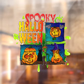 Spooky Halloween Raamsticker (Vel 2)