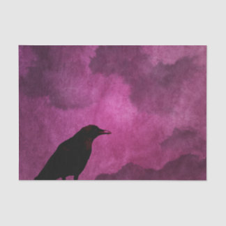 Spooky Halloween Raven Prints Tissuepapier
