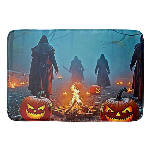 Spooky Halloween Ritual Design Badmat (Voorkant)