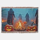 Spooky Halloween Ritual Design Deken (Voorkant)