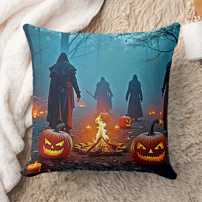 Spooky Halloween Ritual Design Kussen (Deken)