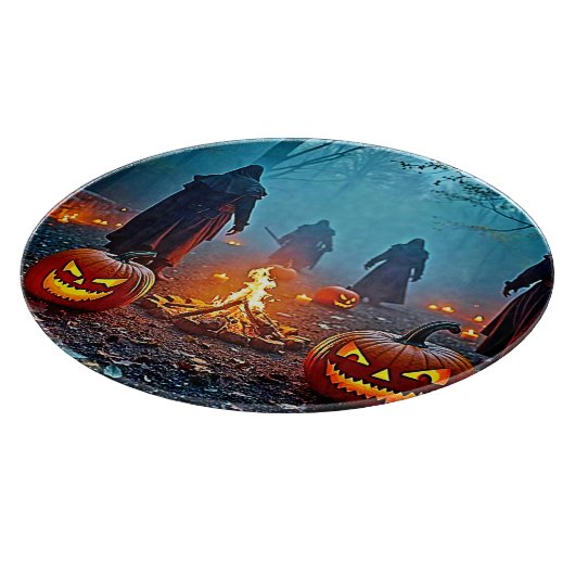 Spooky Halloween Ritual Design Snijplank (Hoek)