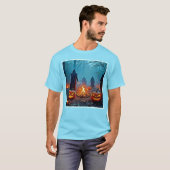 Spooky Halloween Ritual Design T-shirt (Voorkant volledig)