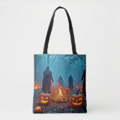 Spooky Halloween Ritual Design Tote Bag (Voorkant)