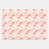 Spooky halloween roze eng spookpatroon inpakpapier vel (Voorkant 3)