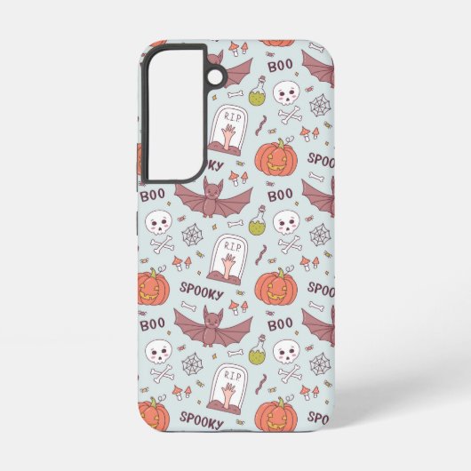 Spooky Halloween Samsung Galaxy Hoesje (Achterkant)
