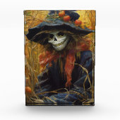 Spooky Halloween Scarecrow Fotoblokken (Voorkant)