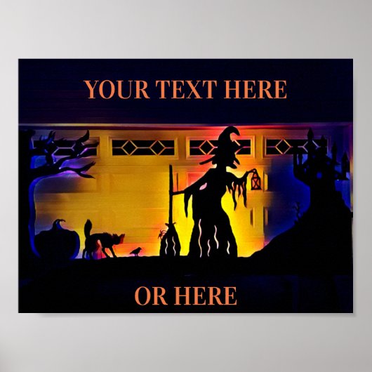 Spooky Halloween Scene Poster (Voorkant)
