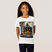 Spooky Halloween scene T-shirt ontwerp (Voorkant volledig)