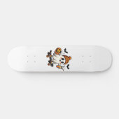 Spooky Halloween Schaatsen Pompoen Spice Ghost Her Persoonlijk Skateboard (Horizontaal)
