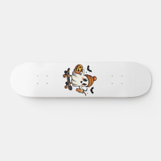 Spooky Halloween Schaatsen Pompoen Spice Ghost Her Persoonlijk Skateboard (Horizontaal)