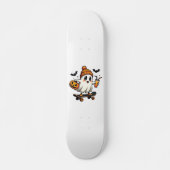 Spooky Halloween Schaatsen Pompoen Spice Ghost Her Persoonlijk Skateboard (Voorkant)