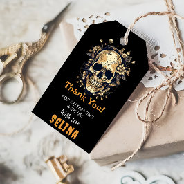 Spooky Halloween Schattige Ghost Verjaardagsfeest Cadeaulabel