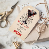 Spooky Halloween Schattige Ghost Verjaardagsfeest Cadeaulabel