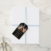 Spooky Halloween Schattige Ghost Verjaardagsfeest Cadeaulabel (Met Touw)