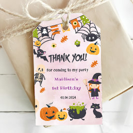 Spooky Halloween Schattigee Geest Dank u Gift Labe Cadeaulabel