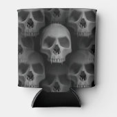 Spooky Halloween schedels Blikjeskoeler (Voorkant)