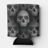 Spooky Halloween schedels Blikjeskoeler (Achterkant)