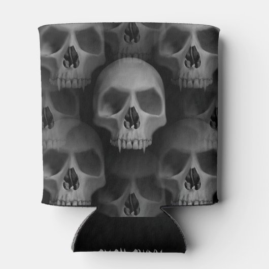 Spooky Halloween schedels Blikjeskoeler (Achterkant)