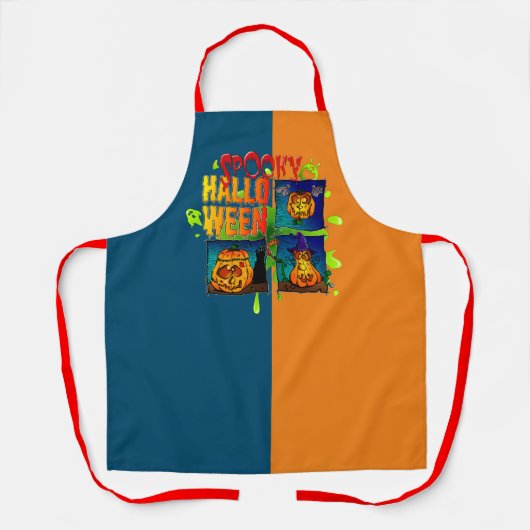 Spooky Halloween Schort (Voorkant)