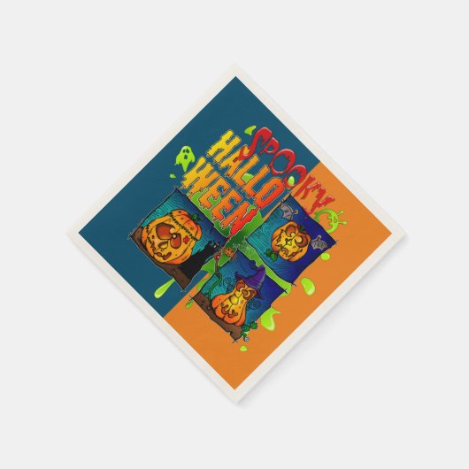 Spooky Halloween Servet (Hoek)