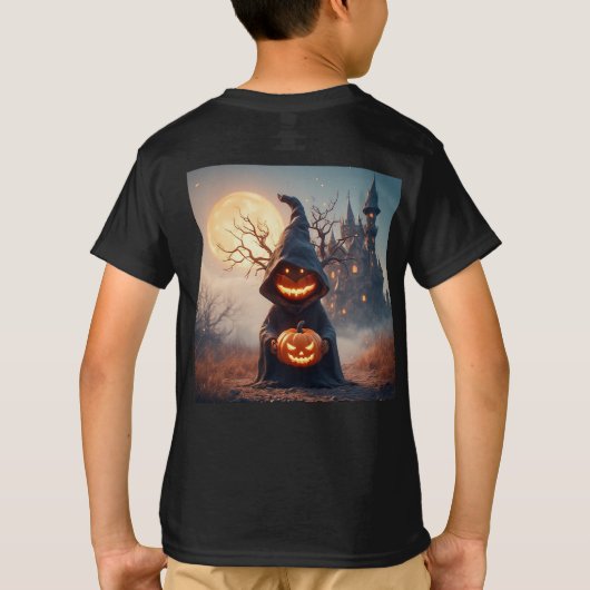 Spooky Halloween setting T-shirt (Achterkant)
