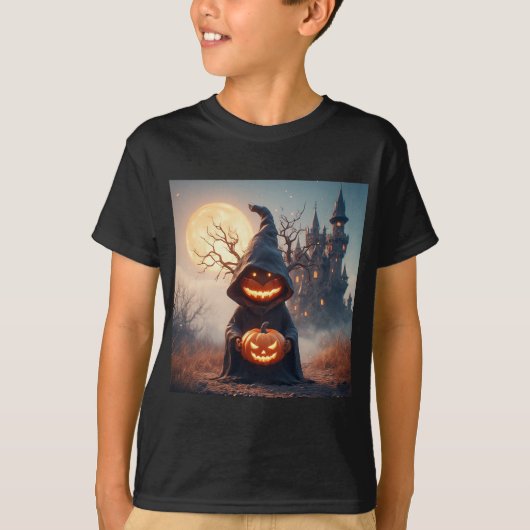 Spooky Halloween setting T-shirt (Voorkant)
