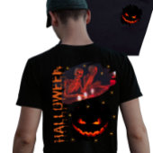 Spooky Halloween skelet T-shirt
