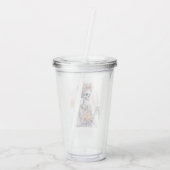 Spooky Halloween Skeleton Acryl Tumbler Acryl Drinkbeker (Achterkant)