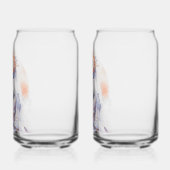 Spooky Halloween Skeleton Drinkware Set Can Glass Blikvorm Glas (Links)