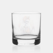 Spooky Halloween Skeleton Glass Whisky Glas (Achterkant)