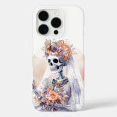 Spooky Halloween Skeleton Iphone Case (Achterkant)