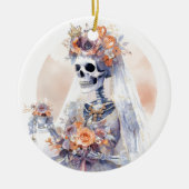 Spooky Halloween Skeleton Ornament (Voorkant)