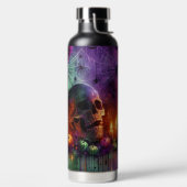 SPOOKY  HALLOWEEN SKULL CANDLES BATS & SPIDERS WATERFLES (Links)