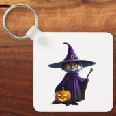 Spooky Halloween sleutelhanger met uniek ontwerp (Voorkant)