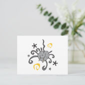 Spooky Halloween Spider Briefkaart (Staand voorkant)