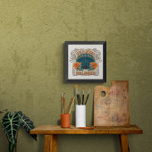 Spooky Halloween Spider Gothic  geïnspireerd Poster