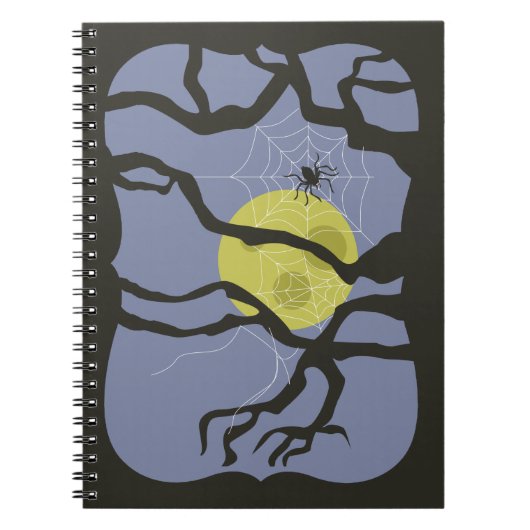 Spooky Halloween Spider Notitieboek (Voorkant)