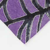 Spooky Halloween Spider Webs op Paarse Fleece Deken (Hoek)