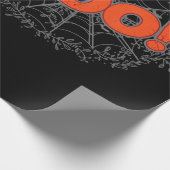 Spooky Halloween Spin Web Boo Gift Idee Cadeaupapier (Hoek)