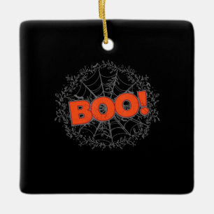 Spooky Halloween Spin Web Boo Gift Idee Keramisch Ornament
