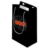 Spooky Halloween Spin Web Boo Gift Idee Klein Cadeauzakje (Voorkant Gekanteld)