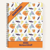 Spooky Halloween Spiraalvormig Notitieboek (Voorkant)